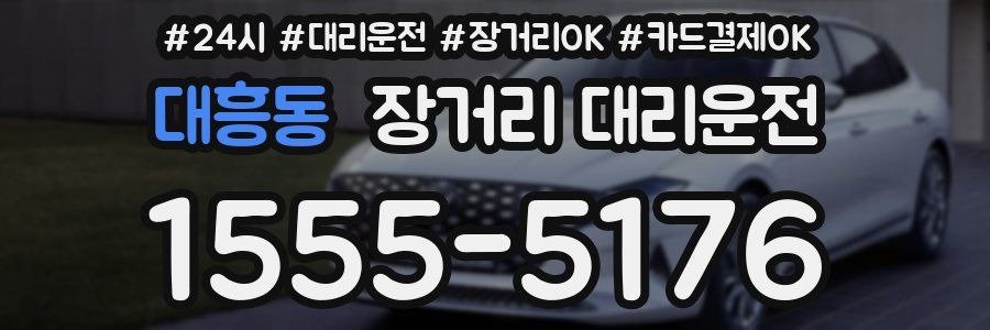 대흥동 장거리 대리운전