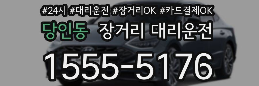 당인동 장거리 대리운전
