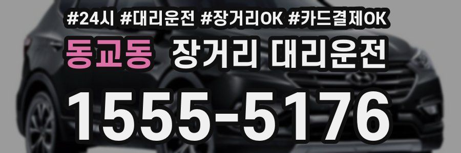 동교동 장거리 대리운전