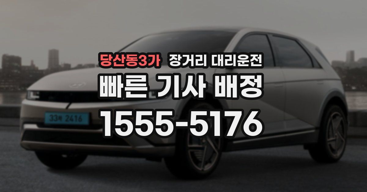 당산동3가 장거리 대리운전