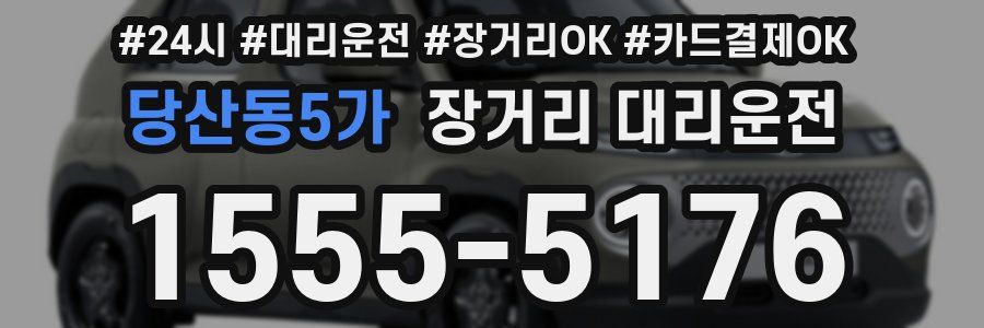 당산동5가 장거리 대리운전