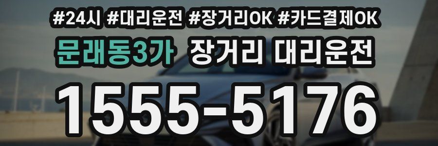 문래동3가 장거리 대리운전