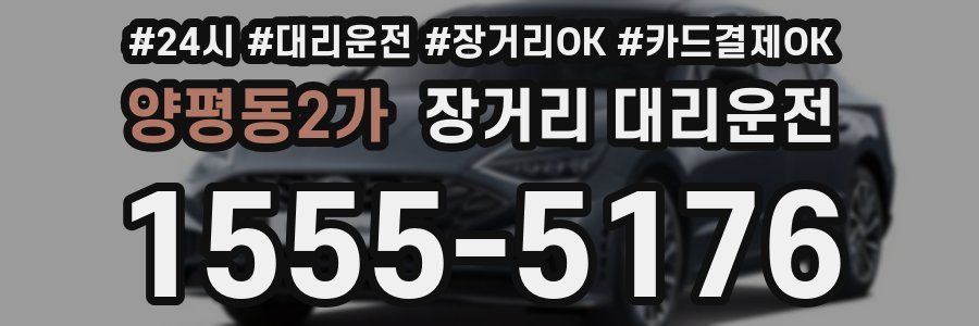 양평동2가 장거리 대리운전