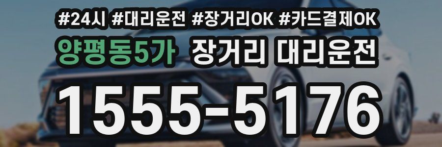 양평동5가 장거리 대리운전