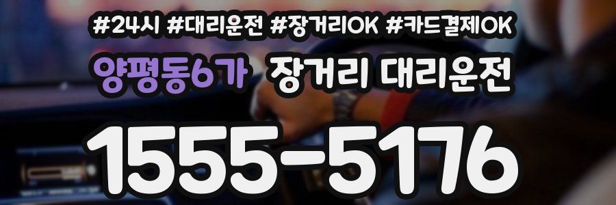 양평동6가 장거리 대리운전
