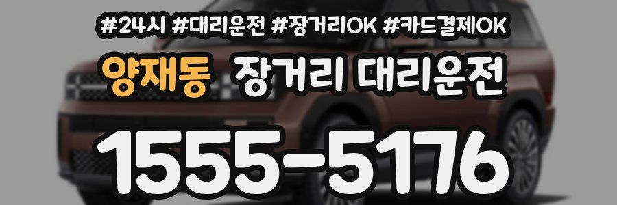 양재동 장거리 대리운전