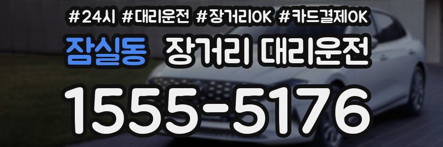 잠실동 장거리 대리운전