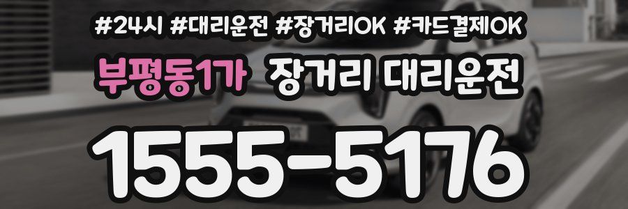 부평동1가 장거리 대리운전