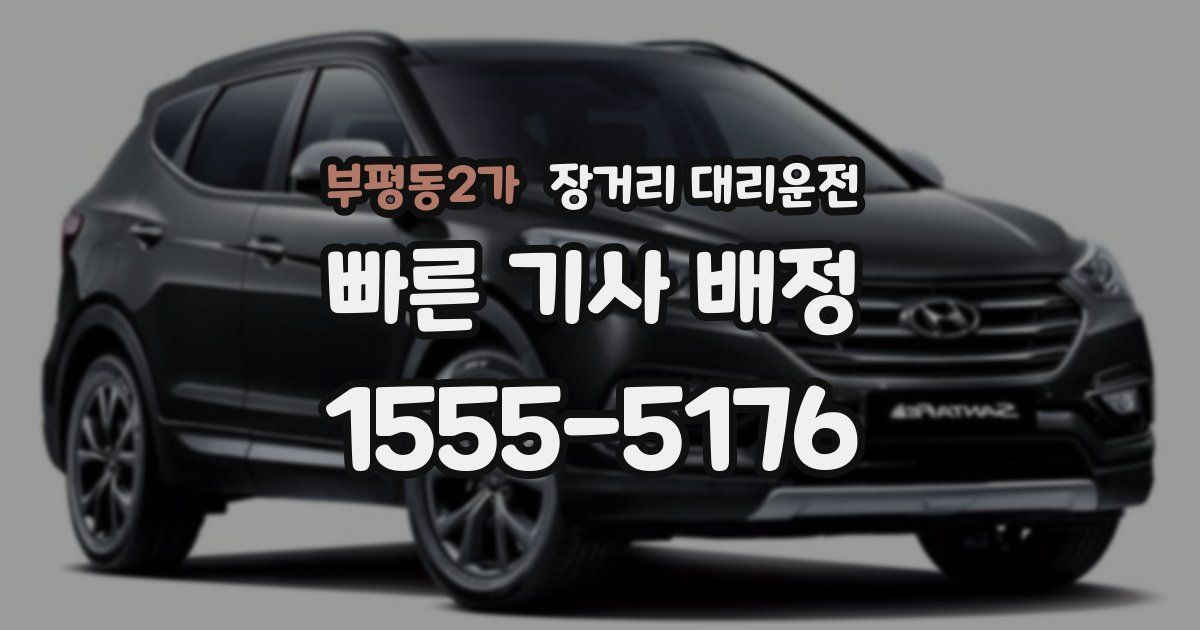 부평동2가 장거리 대리운전