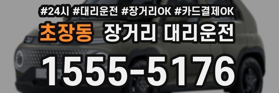 초장동 장거리 대리운전