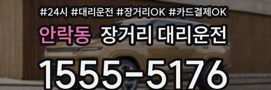 안락동 장거리 대리운전