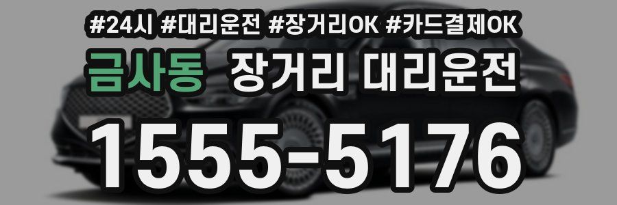금사동 장거리 대리운전