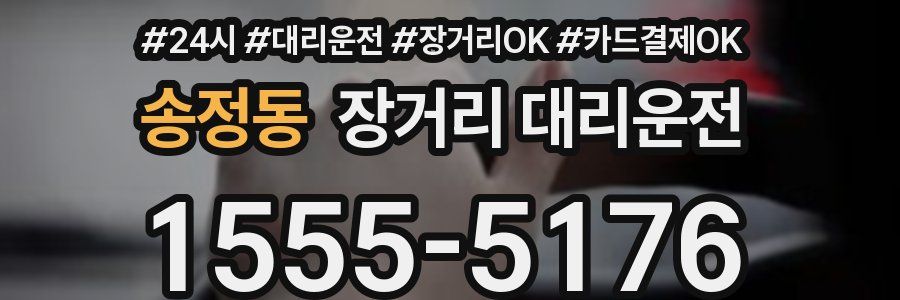 송정동 장거리 대리운전