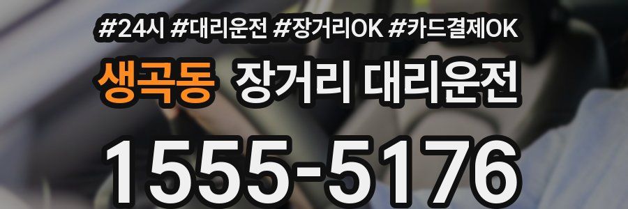 생곡동 장거리 대리운전