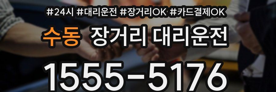 수동 장거리 대리운전