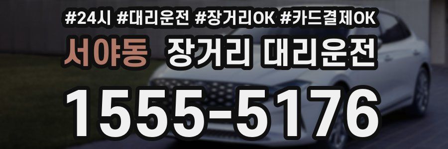 서야동 장거리 대리운전