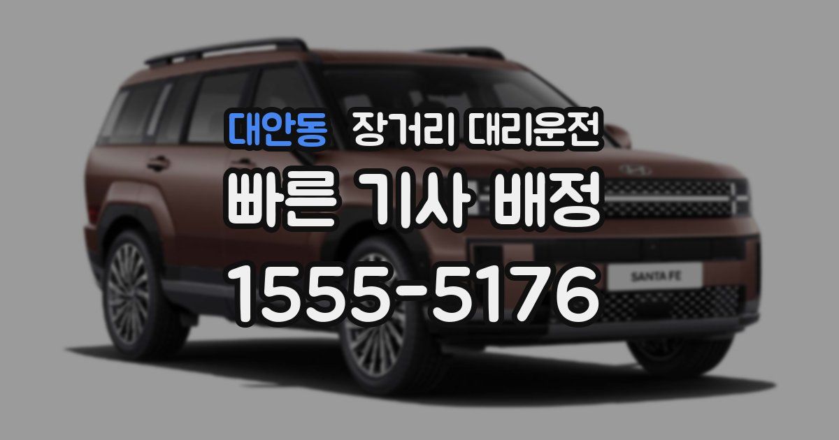 대안동 장거리 대리운전