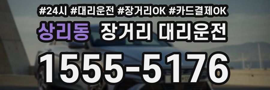 상리동 장거리 대리운전