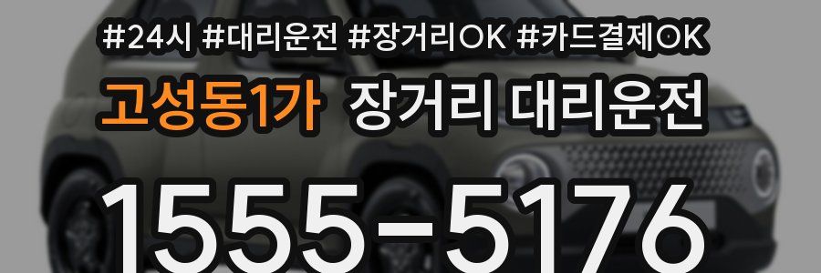 고성동1가 장거리 대리운전