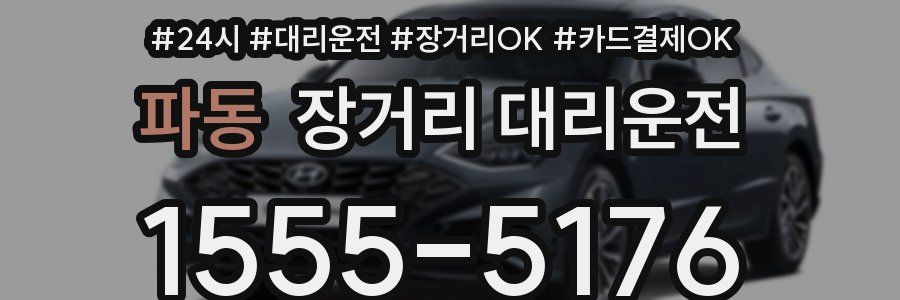 파동 장거리 대리운전