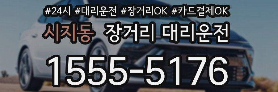 시지동 장거리 대리운전