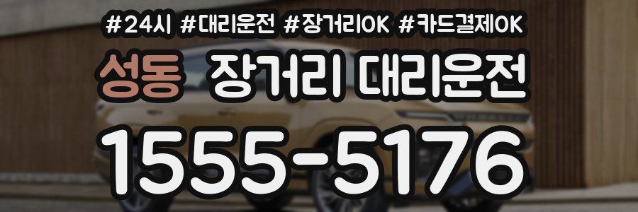 성동 장거리 대리운전