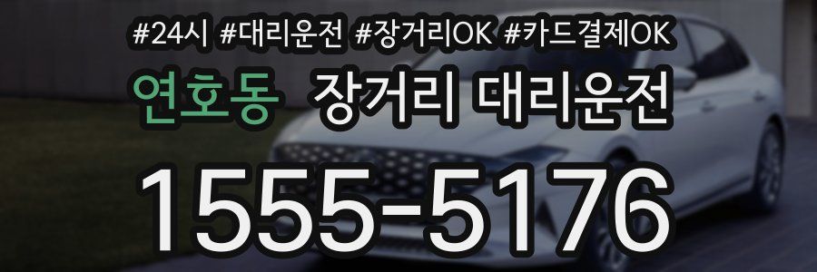 연호동 장거리 대리운전