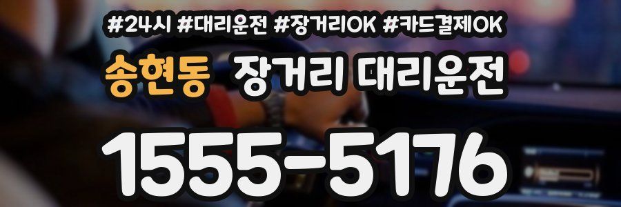 송현동 장거리 대리운전