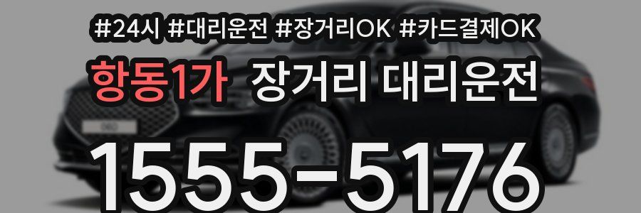 항동1가 장거리 대리운전