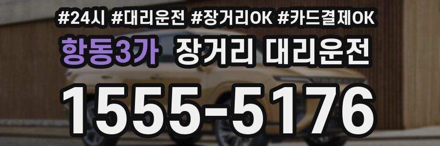 항동3가 장거리 대리운전