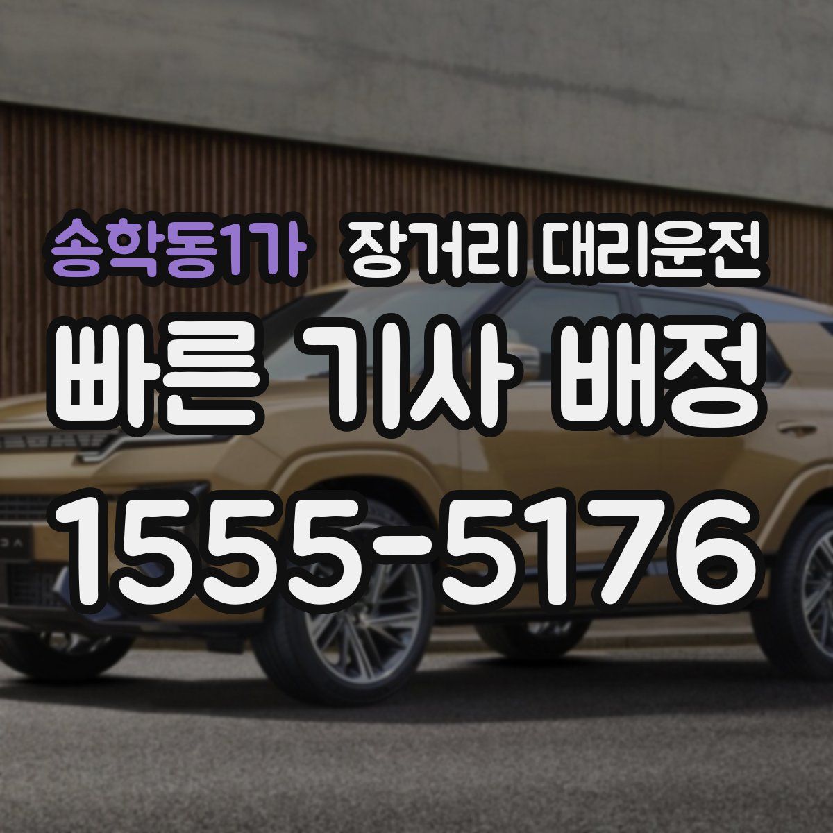 송학동1가 장거리 대리운전