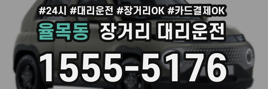 율목동 장거리 대리운전