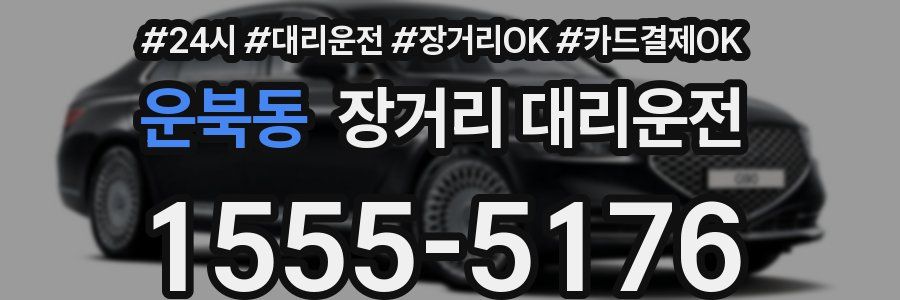 운북동 장거리 대리운전