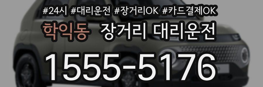 학익동 장거리 대리운전