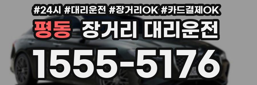 평동 장거리 대리운전