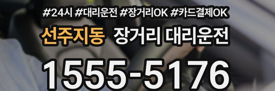 선주지동 장거리 대리운전