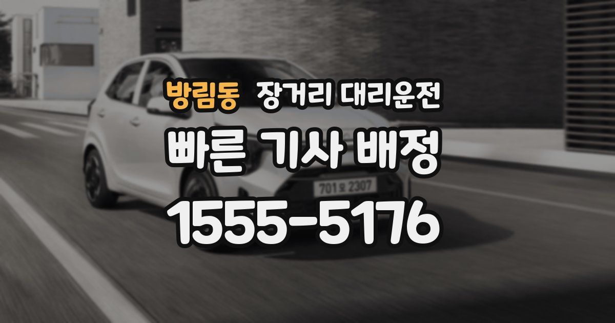 방림동 장거리 대리운전