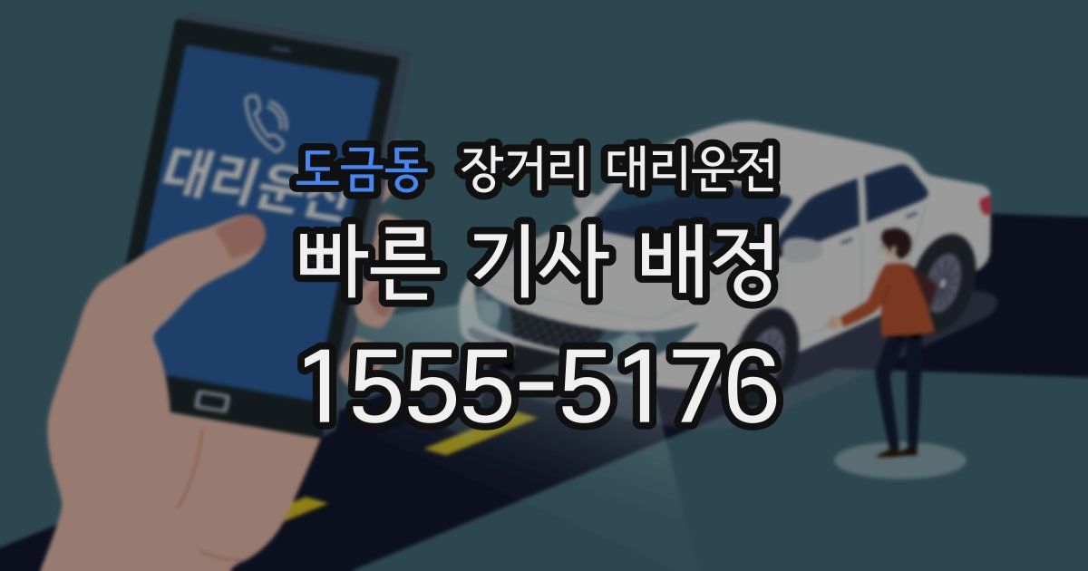 도금동 장거리 대리운전