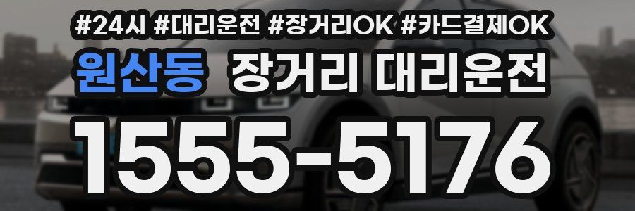 원산동 장거리 대리운전