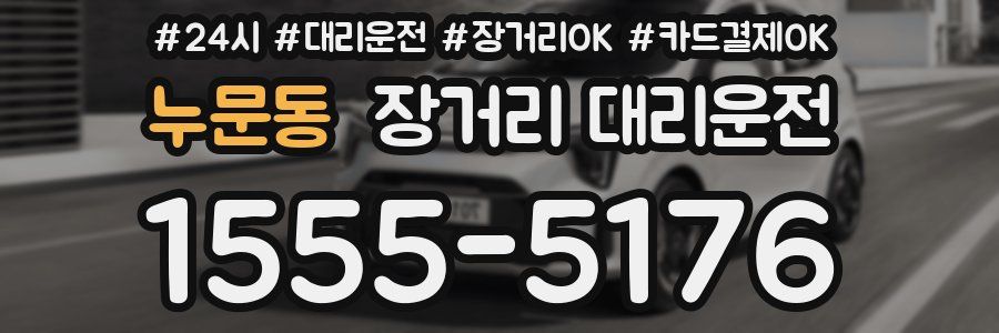 누문동 장거리 대리운전