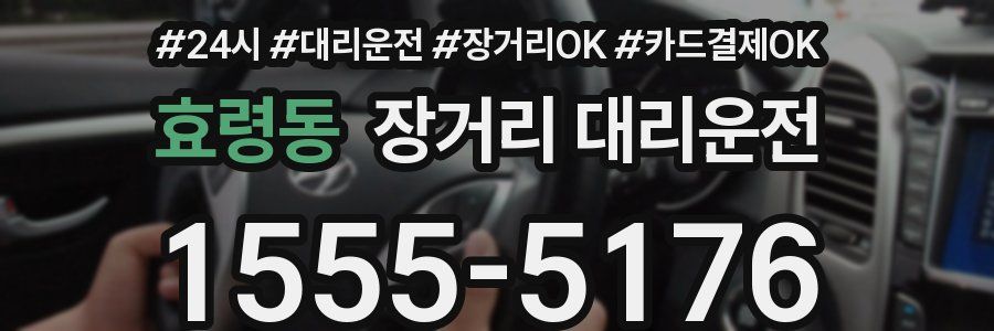 효령동 장거리 대리운전