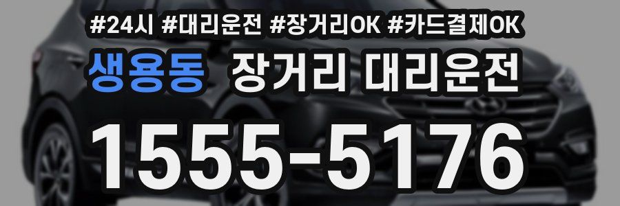 생용동 장거리 대리운전