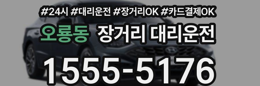 오룡동 장거리 대리운전