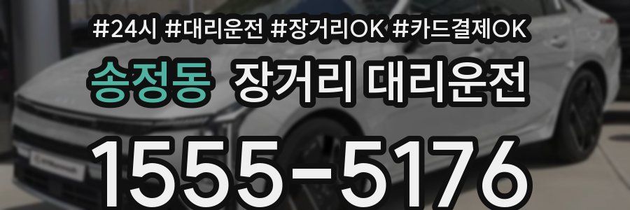 송정동 장거리 대리운전