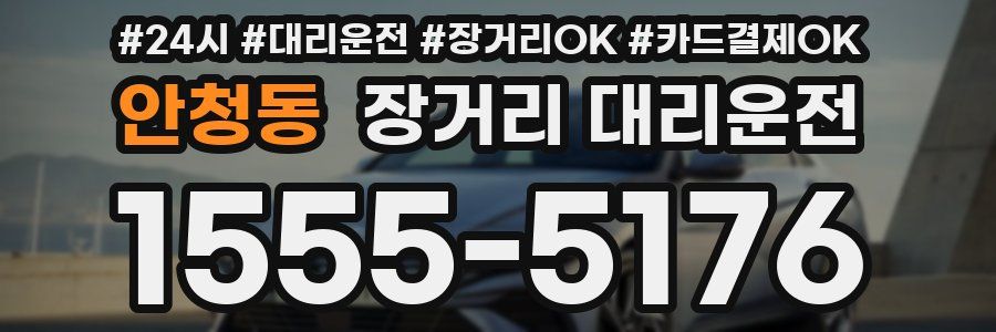 안청동 장거리 대리운전