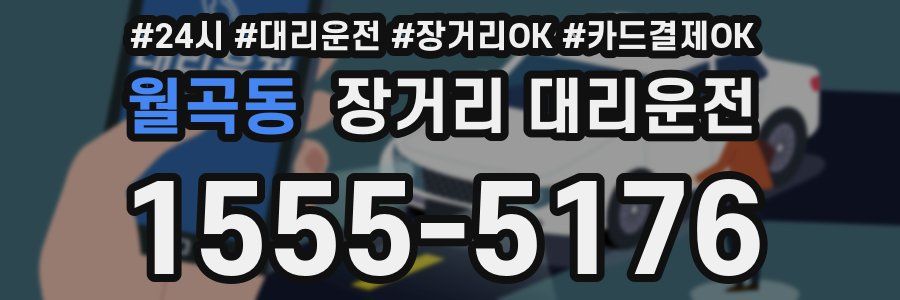 월곡동 장거리 대리운전