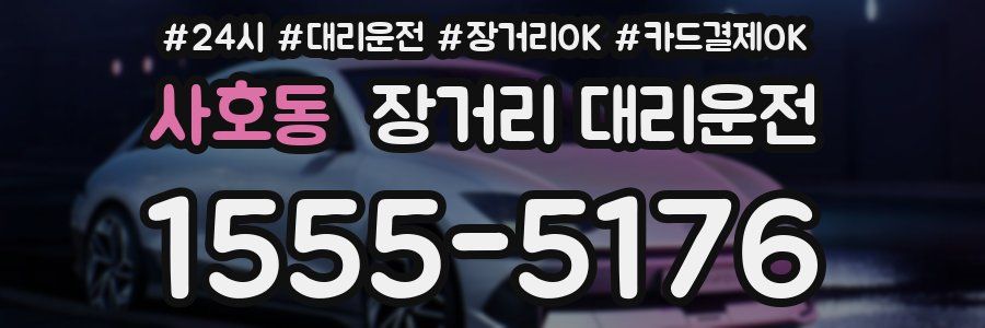 사호동 장거리 대리운전