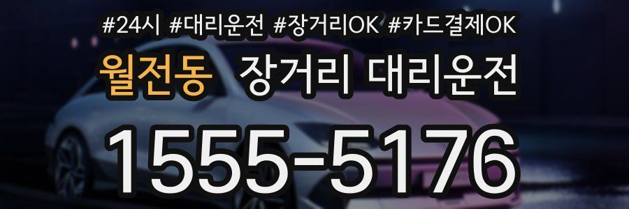 월전동 장거리 대리운전