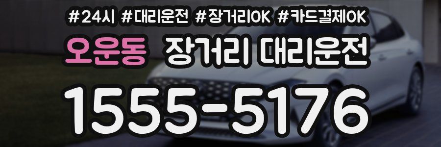 오운동 장거리 대리운전