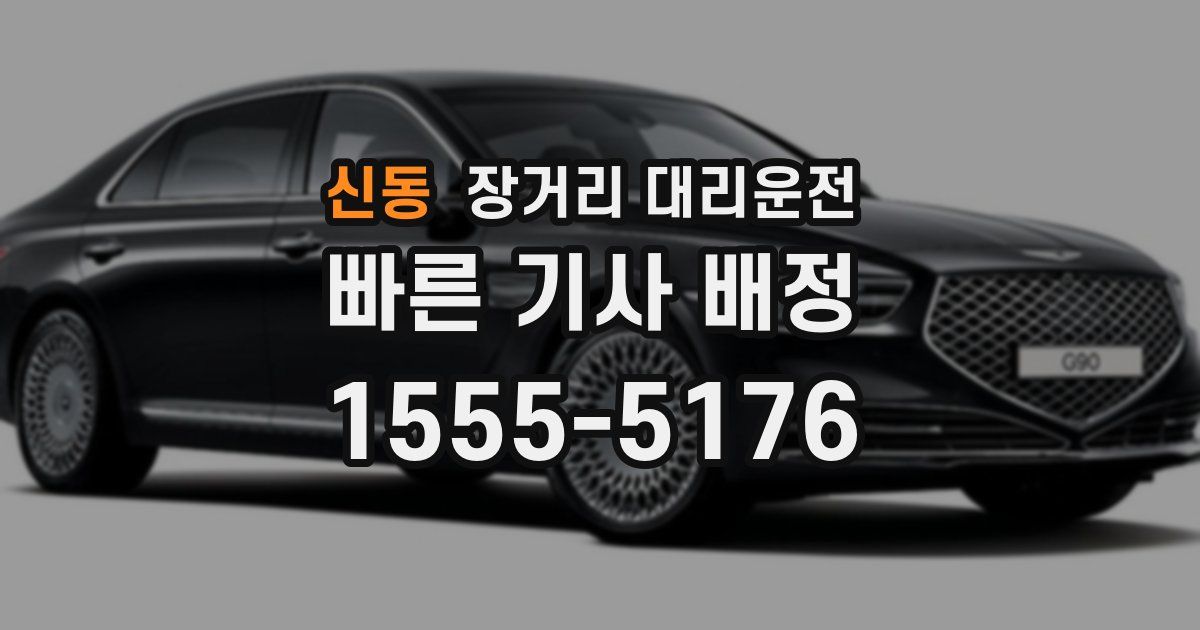 신동 장거리 대리운전